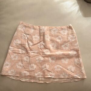 Floral Mini Skirt